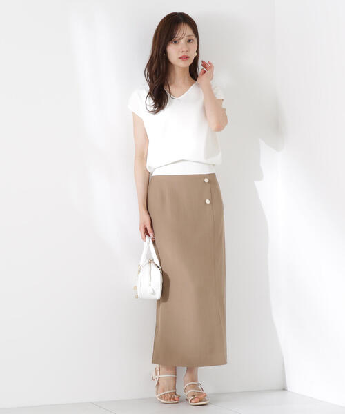 PROPORTION BODY DRESSING ニット セーター Vネック総針ニット