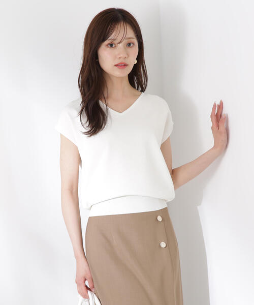 PROPORTION BODY DRESSING ニット セーター Vネック総針ニット