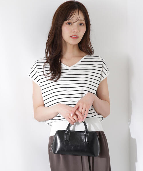 ボディドレッシングデラックス　薄手　毛　長袖ニット　Ｖネック　ロングセーター BODY DRESSING Deluxe - ボディドレッシングデラックス 薄手 毛 長袖