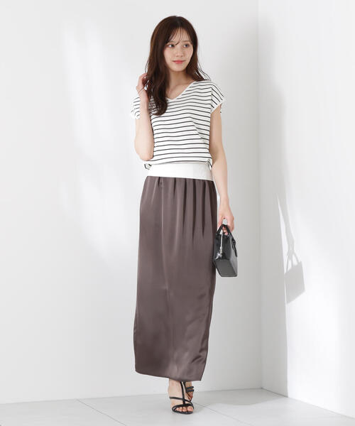 ニット セーター Ｖネック総針ニット / 1215270607 レディース PROPORTION BODY DRESSING ニット セーター Vネック総針ニット