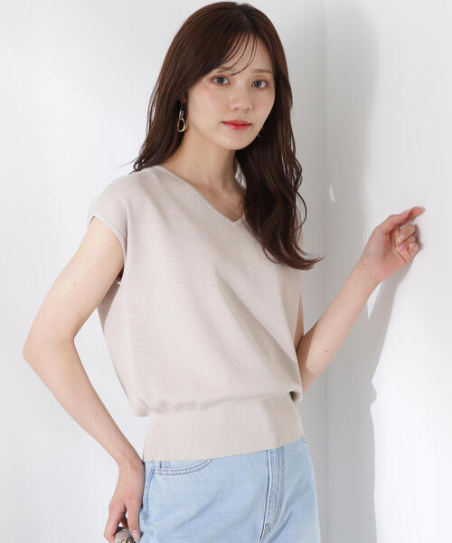 美品⭐︎WJKニット/Vネック/Sサイズ 小さいサイズ 深Vネックニット 低身長さん・小柄女性 通販