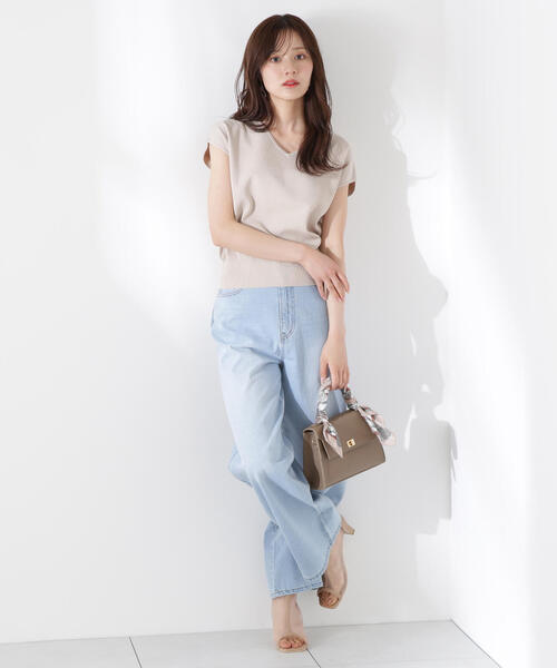 ニット セーター Ｖネック総針ニット / 1215270607 レディース PROPORTION BODY DRESSING ニット セーター Vネック総針ニット