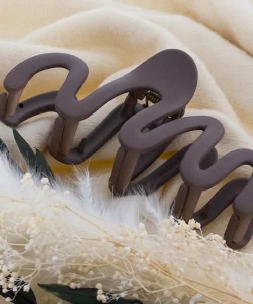 ヘアクリップ ウェーブ ライン バンス クリップ : ZOZOTOWN Yahoo!店