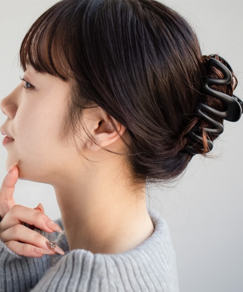 ヘアクリップ ウェーブ ライン バンス クリップ : ZOZOTOWN Yahoo!店