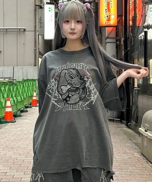 GALFY tシャツ A'GEM/9 × .kom 「GALFY/ガルフィー」闇落ち半袖T