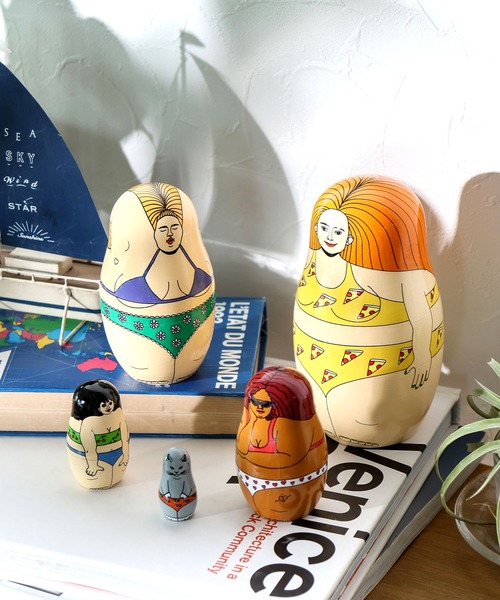 BAYFLOW（ベイフロー） インテリア HAPPY HOT GIRLSマトリョーシカ