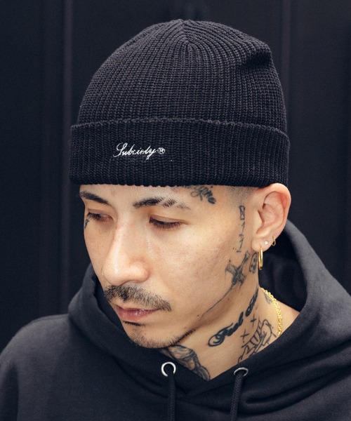 Subciety（サブサエティ） ニット帽 ニットキャップ Low watch メンズ