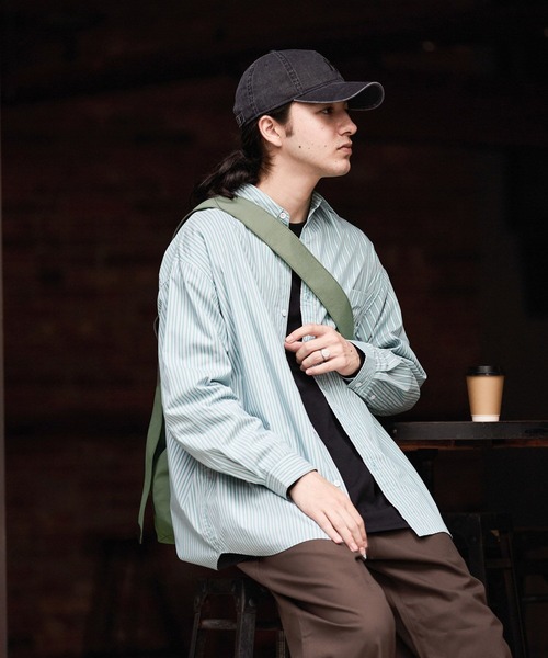 niko and…（ニコアンド） シャツ イージーケア柄ロングスリーブシャツ