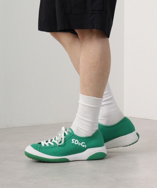 「Re:getA」 「SDoGs」ローカットスニーカー 5 イエロー メンズ_画像6