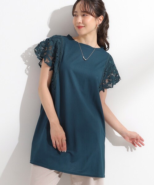 SHOO・LA・RUE（シューラルー） チュニック 「S-LL」上品華やか お袖