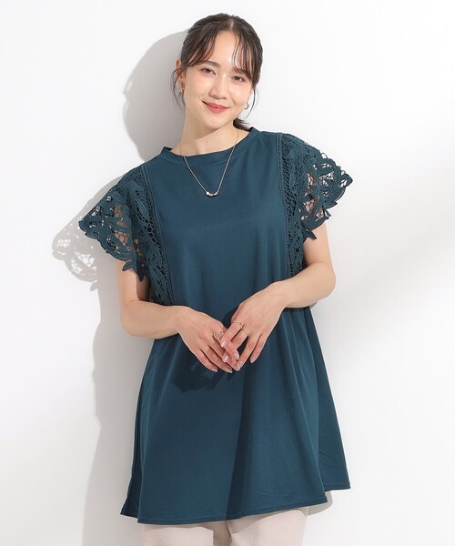 SHOO・LA・RUE（シューラルー） チュニック 「S-LL」上品華やか お袖