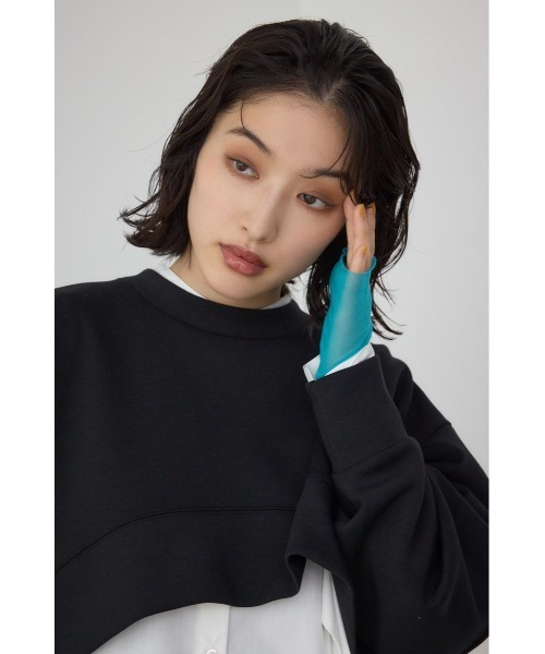 PLUS（AZUL BY MOUSSY） トレーナー スウェット 「PLUS」ダンボール
