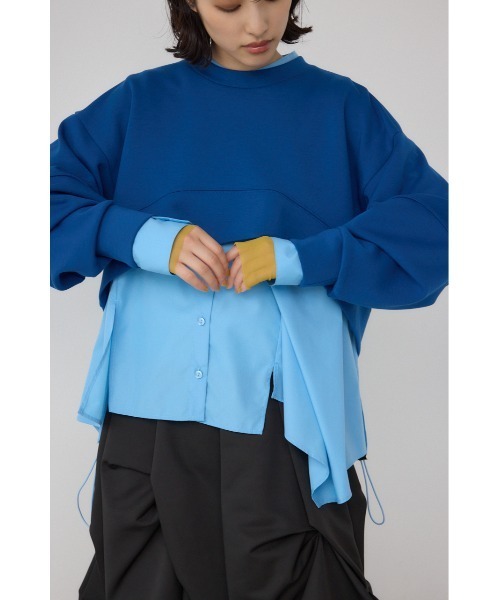 PLUS（AZUL BY MOUSSY） トレーナー スウェット 「PLUS」ダンボール