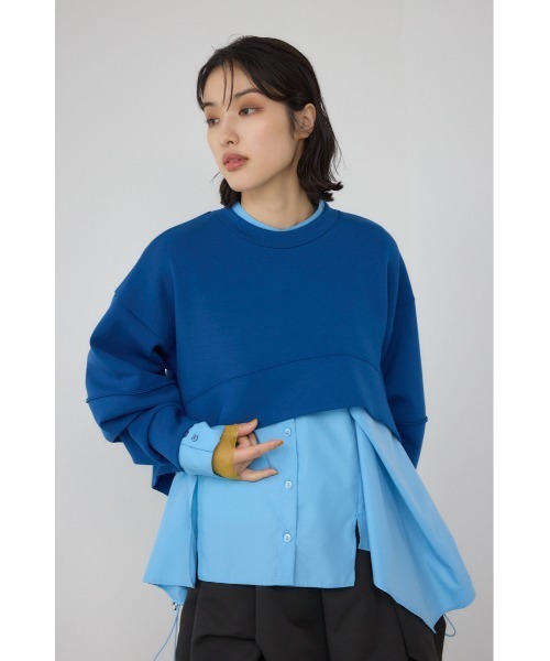 PLUS（AZUL BY MOUSSY） トレーナー スウェット 「PLUS」ダンボール