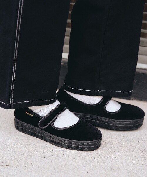 デッキシューズ モカシン Alberola/アルベローラ メリージェーンフラットシューズ/ベロアシューズ レディース | FREAK'S STORE | 08
