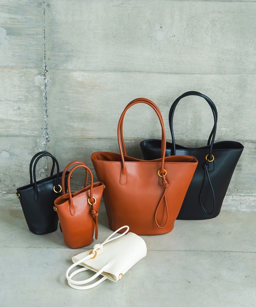 LA MARGE トートバッグ 「本革」 バケツ型 トートバッグ レディース