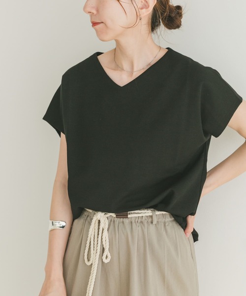 「ITEMS URBANRESEARCH」 半袖カットソー FREE ミント レディース_画像2