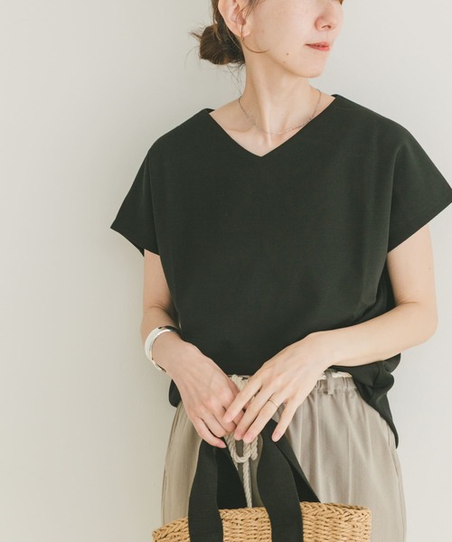 「ITEMS URBANRESEARCH」 半袖カットソー FREE ミント レディース_画像3