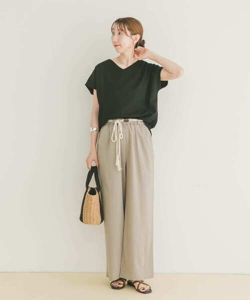 「ITEMS URBANRESEARCH」 半袖カットソー FREE ミント レディース_画像7