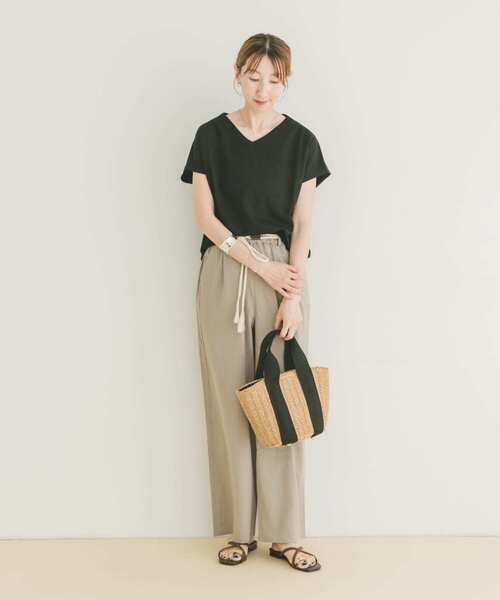 「ITEMS URBANRESEARCH」 半袖カットソー FREE ミント レディース_画像9