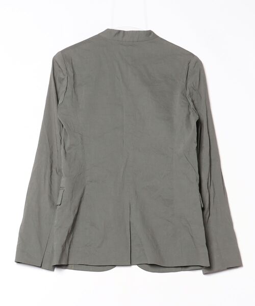 「theory 」 ノーカラージャケット 0 グレー レディース_画像2