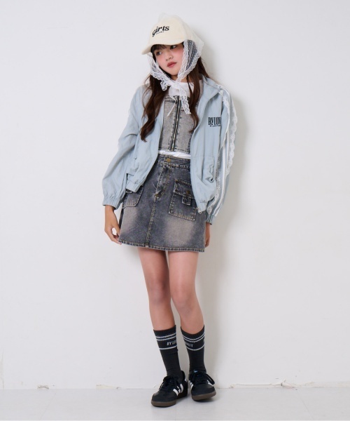 by LOVEiT ブルゾン アウター レースラインパーカー キッズ 子供服