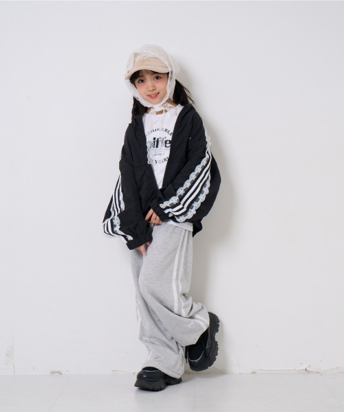 by LOVEiT ブルゾン アウター レースラインパーカー キッズ 子供服