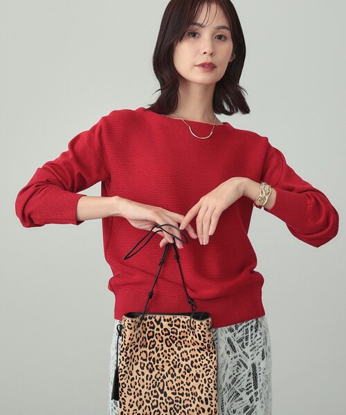 INDIVIセーター新品 INDIVI（インディヴィ） ニット セーター 「ウール混ラメ素材」Vネック