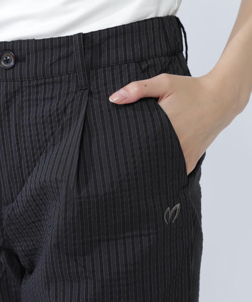 MASTER BUNNY ストライプパンツ ブラック ストライプパンツ | MASTER BUNNY EDITION（マスターバニー