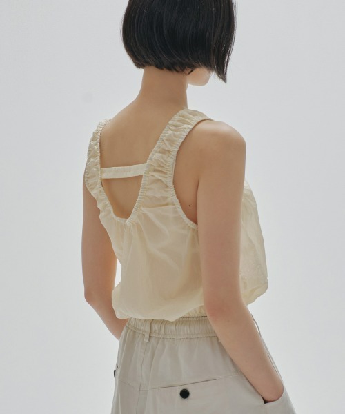 「TODAYFUL」 ノースリーブトップス FREE ベージュ レディース_画像3
