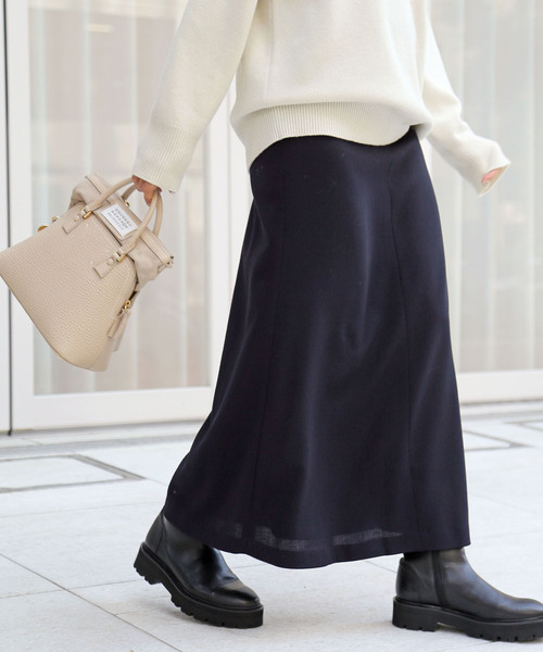 Deuxieme Classe（ドゥーズィエムクラス） フレアスカート 36 ネイビー