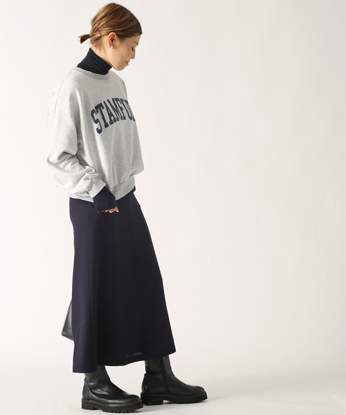 Deuxieme Classe（ドゥーズィエムクラス） フレアスカート 36 ネイビー