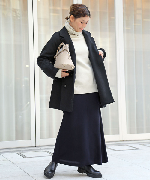 Deuxieme Classe（ドゥーズィエムクラス） フレアスカート 36 ネイビー