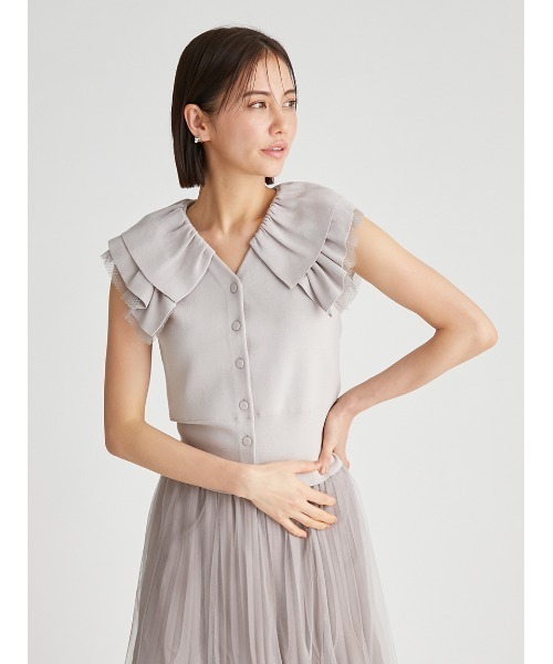 「CELFORD」 ニットベスト FREE ブラック レディース_画像8