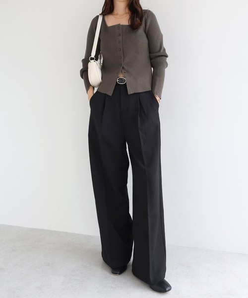 andme（アンドミー） ニット セーター 「新色追加」ボートネック