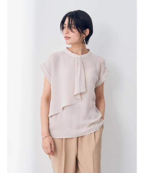 「YECCA VECCA」 半袖ブラウス FREE ラベンダー レディース_画像2