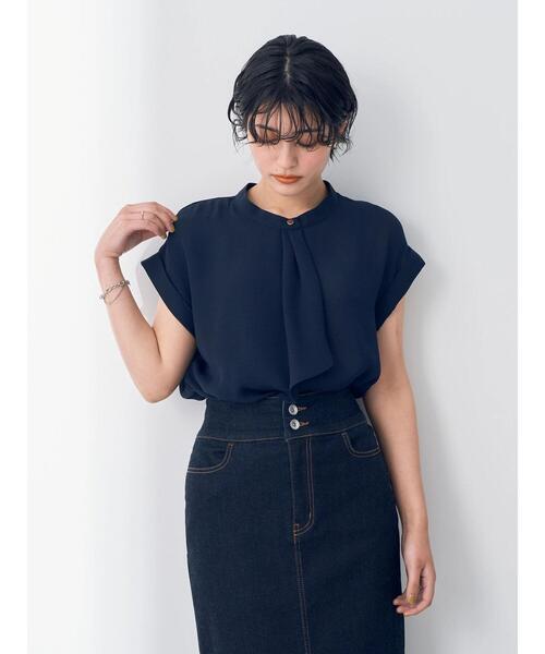 「YECCA VECCA」 半袖ブラウス FREE ラベンダー レディース_画像4