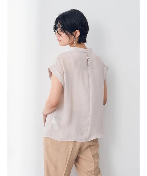 「YECCA VECCA」 半袖ブラウス FREE ラベンダー レディース_画像9