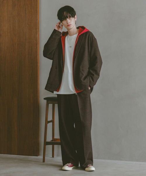 リングヂャケット テーラードジャケット ウール ソフトツイード 46