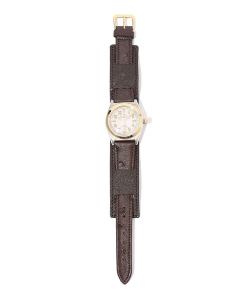 腕時計 「別注」VAGUE WATCH Vabble Combi オーストリッチベルト オートマチックウォッチ メンズの画像