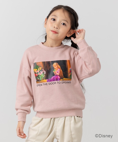Disney（ディズニー） tシャツ 「塔の上のラプンツェル」裏毛