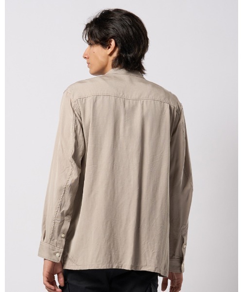 wjk シャツ band collar shirt coat メンズ : ZOZOTOWN Yahoo!店