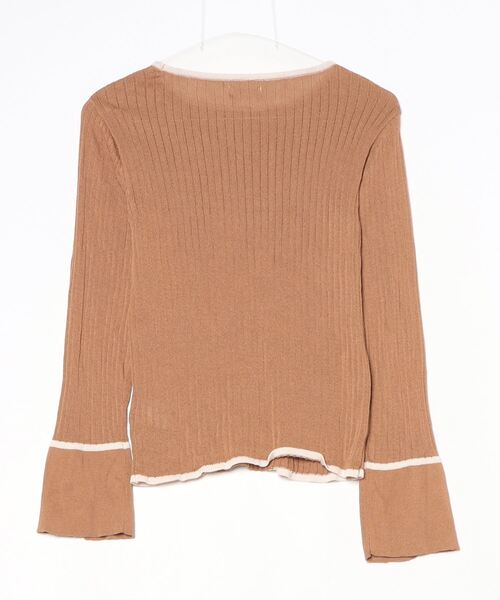 「BAD」 長袖ニット FREE ブラウン レディース_画像2