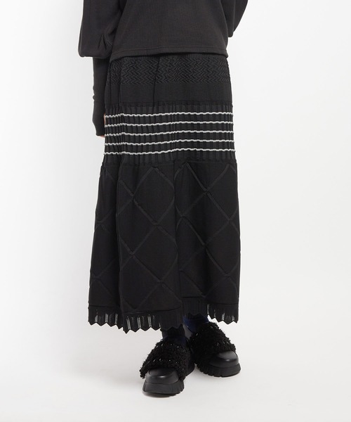 gomme（ゴム） スカート マルチニットスカート : ZOZOTOWN Yahoo!店