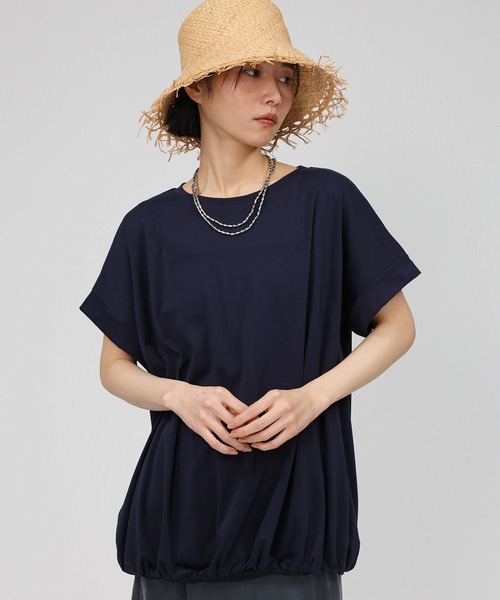 「BABYLONE」 半袖カットソー フリー サンドベージュ レディース_画像9