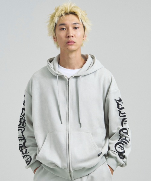 GALLIS ADDICTION（ガリスアディクション） パーカー GA SUEDE OE刺繍