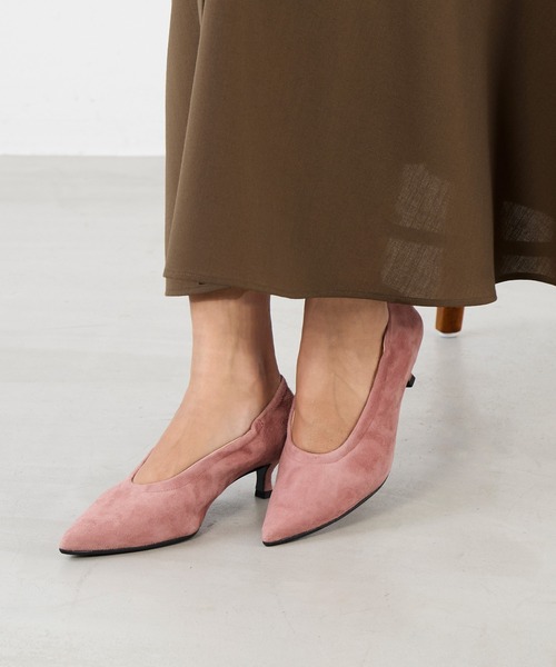 【未使用】FABIO RUSCONI リボンパンプス　ピンクベージュ【箱なし】 FABIO RUSCONI（ファビオルスコーニ） パンプス 「FABIO RUSCONI