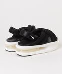 「NIKE」 フラットサンダル 24cm ブラ...の詳細画像1