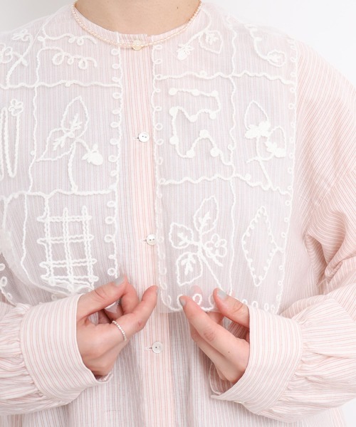 l'atelier du savon（アトリエドゥサボン） ブラウス シャツ _いちご