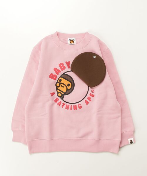 A BATHING APE（アベイシングエイプ） トレーナー BABY MILO CIRCLE